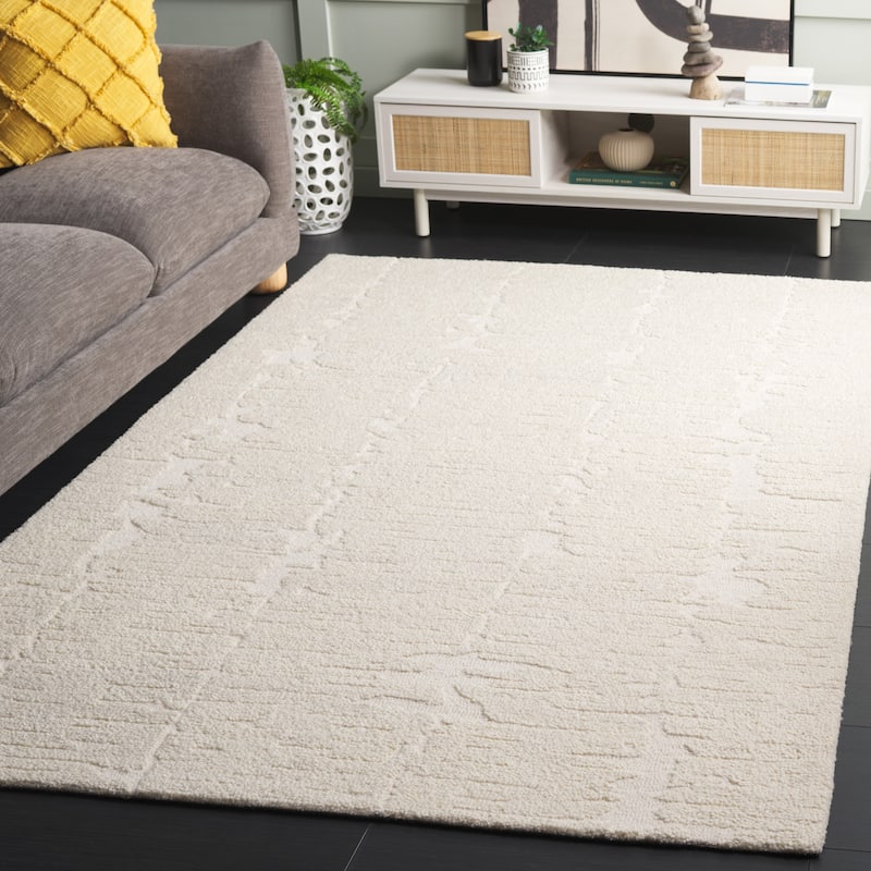 SAFAVIEH Handmade Casablanca Petrana Wool Rug - 8' x 10' - Ivory