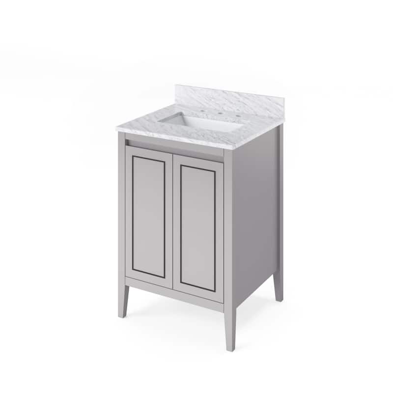 Jeffrey Alexander VKITPER24R-MARBLE Percival II 24" Free Standing