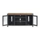 preview thumbnail 6 of 7, Bolton Black and Natural TV Stand by Martin Svensson Home