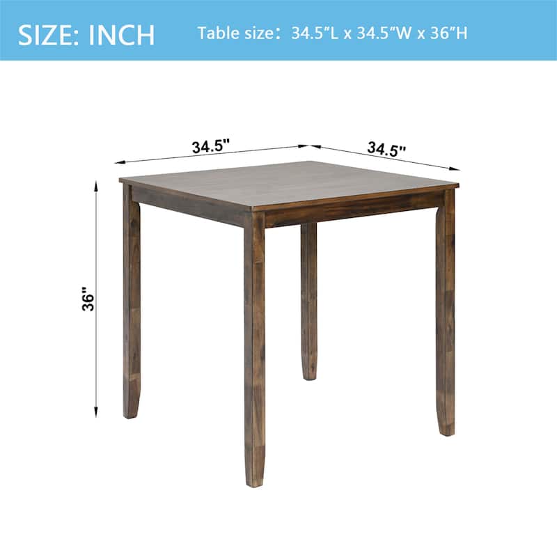 Wooden Dining Square Table