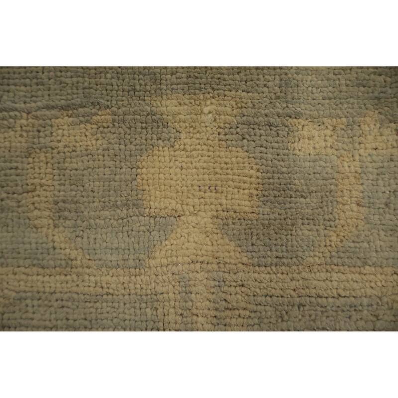 Hand Knotted Oriental 100% Wool Carpet Transitional Floral Greys & Charcoal Khotan Area Rug - 9' 9'' X 8' 3''