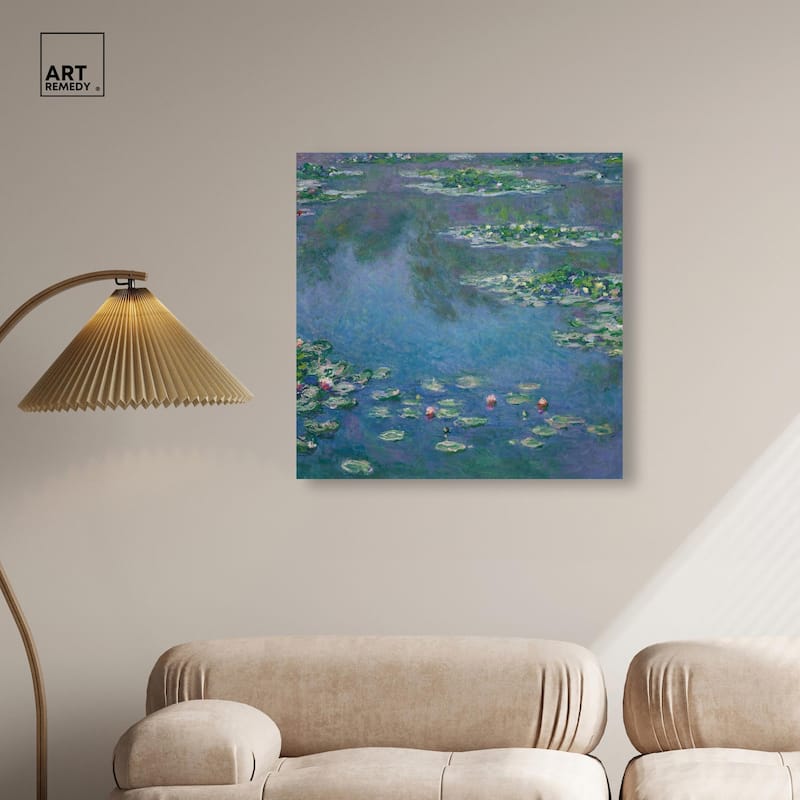 Monet Water Lilies Canvas by Art Remedy, Gallery Wrapped