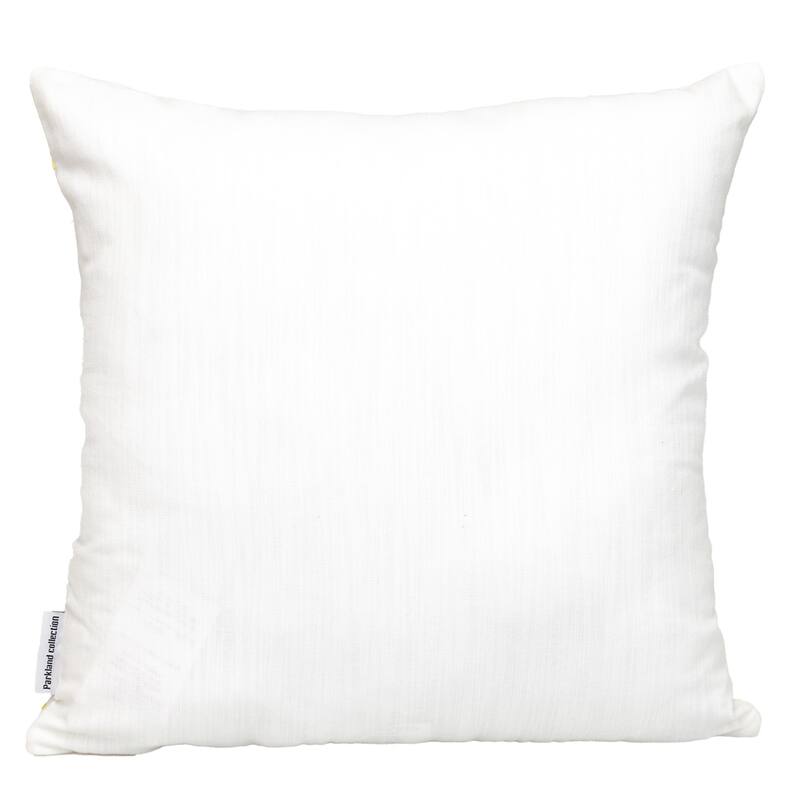 Geometric Square Throw Pillow - 18" - Yellow and White