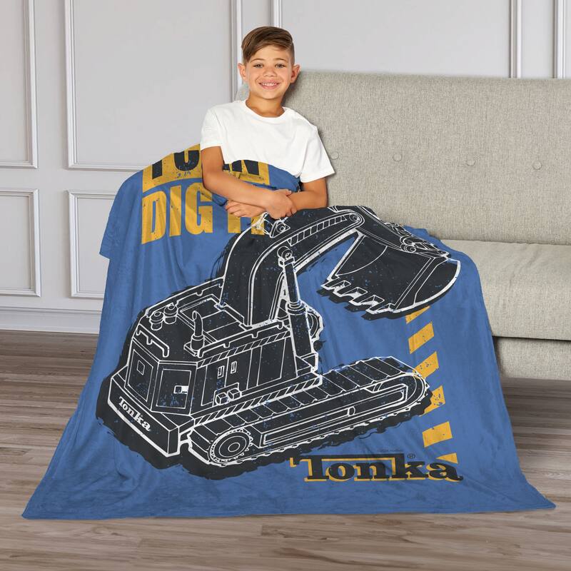 Hasbro Tonka Silk Touch Throw Blanket