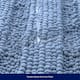 Subrtex Non-slip Bathroom Rug Chenille Soft Striped Plush Bath Mat