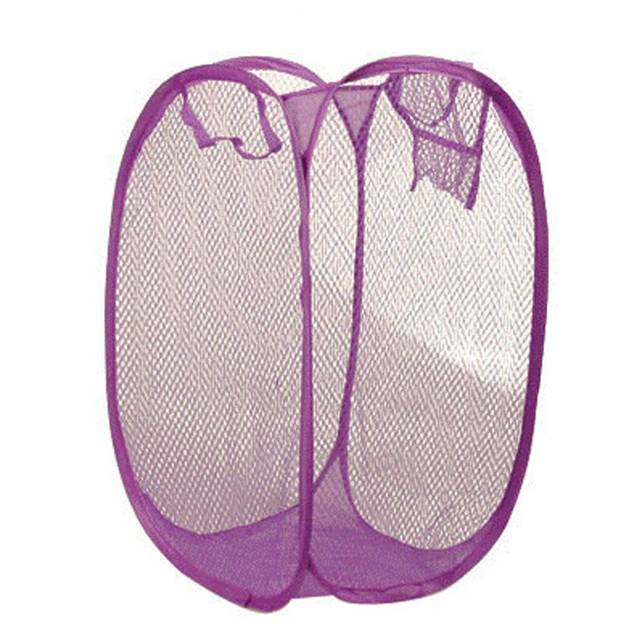 Shop Foldable Pop Up Washing Clothes Laundry Basket Bag Hamper