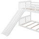 preview thumbnail 14 of 25, Twin Bunk Bed with Slide & Ladder