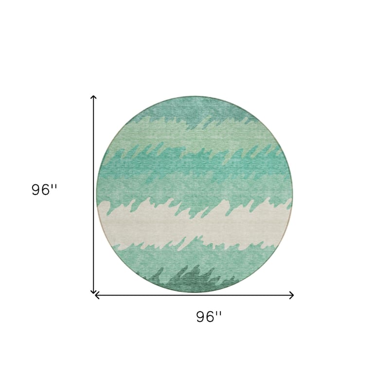 HomeRoots Striped Transitional Rectangle Outdoor Rug