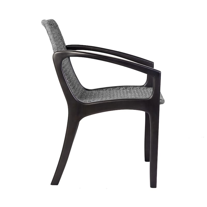 Black/Gray Other Upholstered Wood Frame Dining Chair, Sturdy Dining Chair for Dining Rooms - 22.75