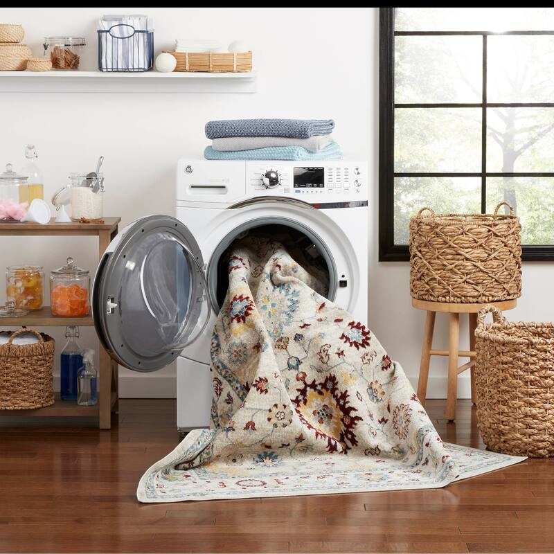 Everwash Treasure Saul Southwest Geometric Machine Washable Area Rug
