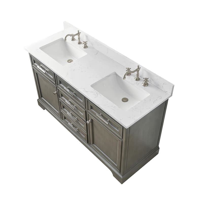 Sudio Design Thompson 60" Double Bathroom Vanity