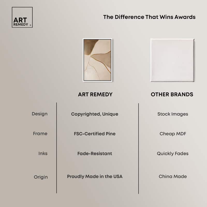 Taupe Terrain II Canvas by Art Remedy