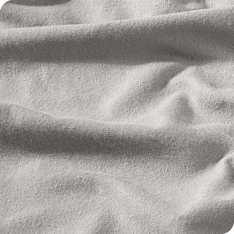 Bare Home Cotton Flannel Duvet Cover and Sham Set