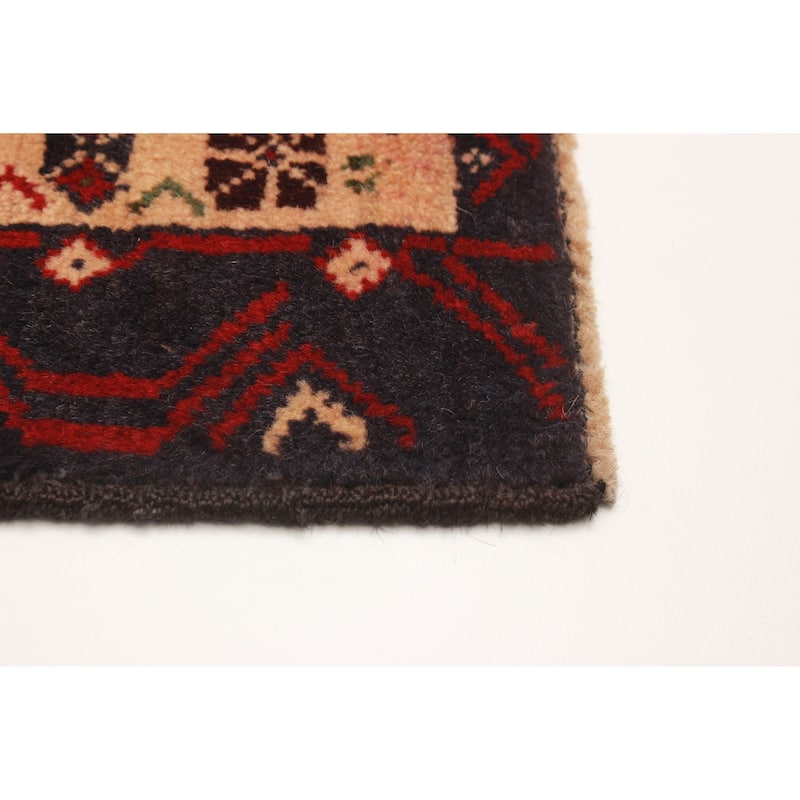 Teimani Black Rug 2'10" x 4'8" - 2'10 x 4'8