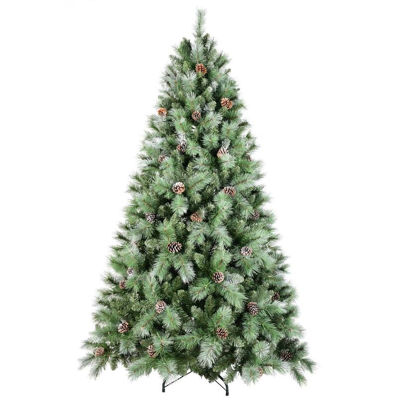 HomeRoots 6' Full Fir Christmas Tree With Decorations - Green - 47.00 in. x 72.00 in. x 47.00 in.