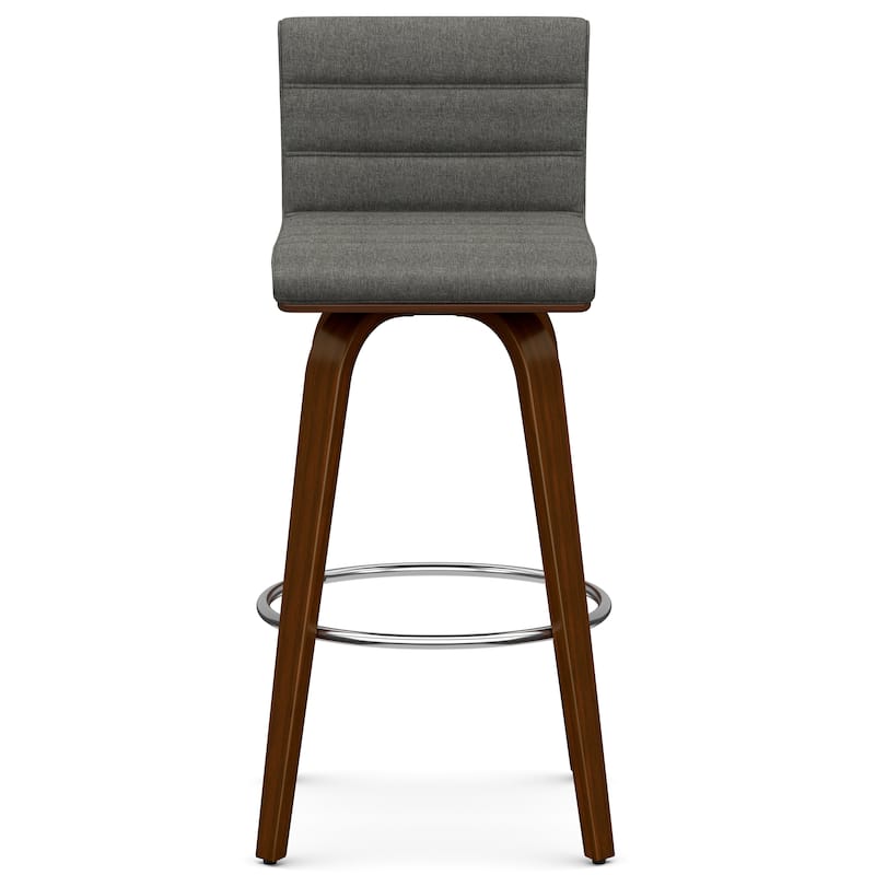 WYNDENHALL Madigan Mid Century Modern 28" Swivel Bar Stool