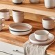 preview thumbnail 8 of 6, Libbey Austin 28-ounce Porcelain Soup Salad Bowl, Set of 4, Basalt Blue - Set of 4