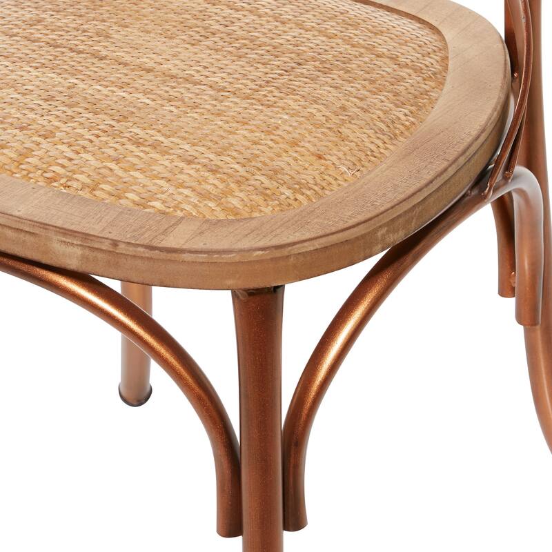 Metal Farmhouse Dining Chair (Set of 2) - 20 x 20 x 35