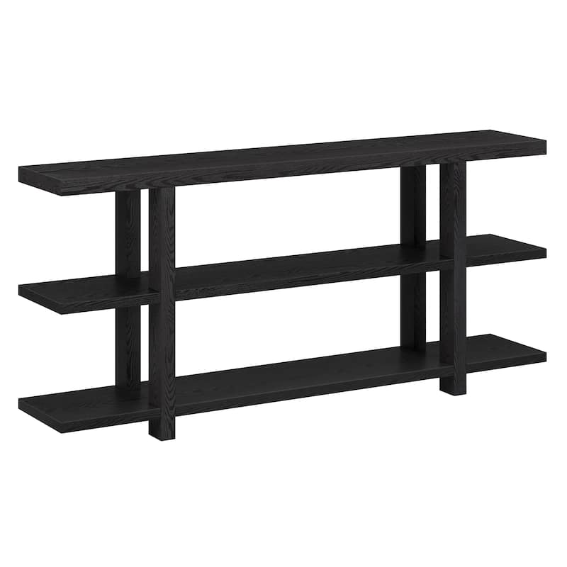 Acosta 64'' Wide Rectangular Console Table - Black