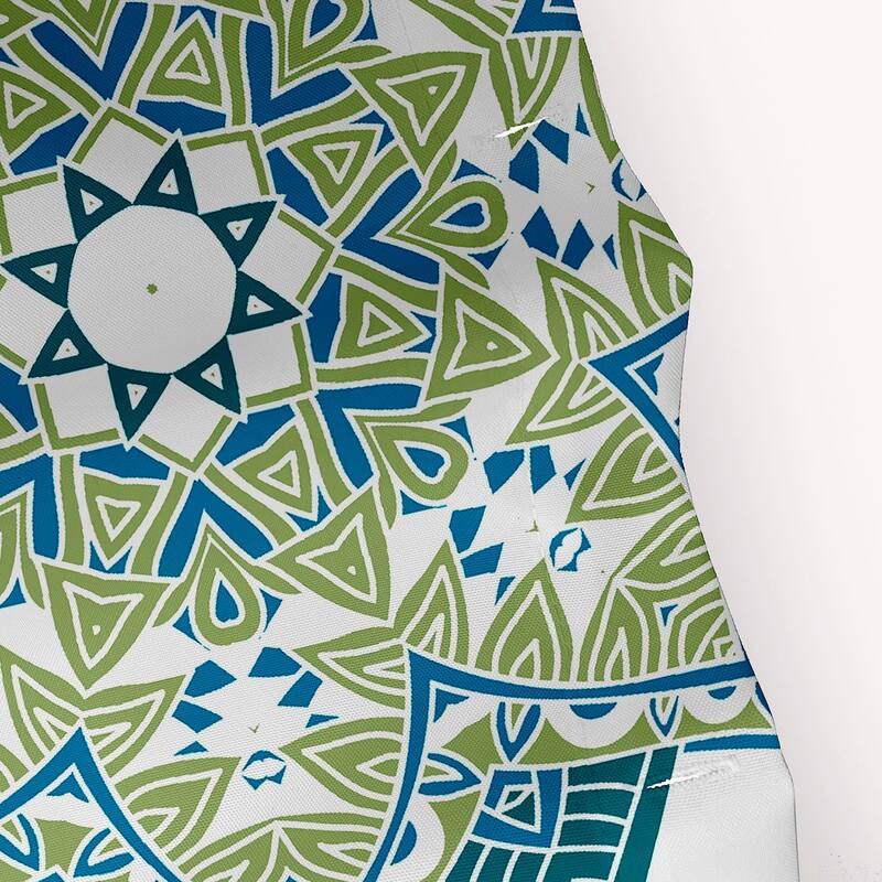 71 x 74-inch Rhapsody Geometric Print Shower Curtain