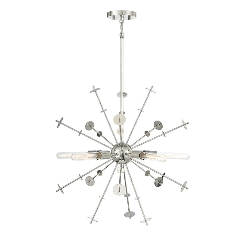Meridian M7027 5 Light 26" Wide Abstract Sputnik Chandelier