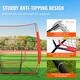 preview thumbnail 17 of 19, 7x7 ft Baseball Softball Practice Net with Carry Bag and Strike Zone