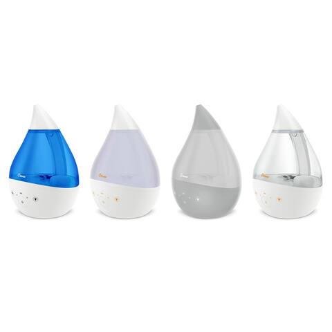 Crane 1.0 Gal. 4-in-1 Top Fill Drop Cool Mist Humidifier for Rooms up to 500 sq. ft.