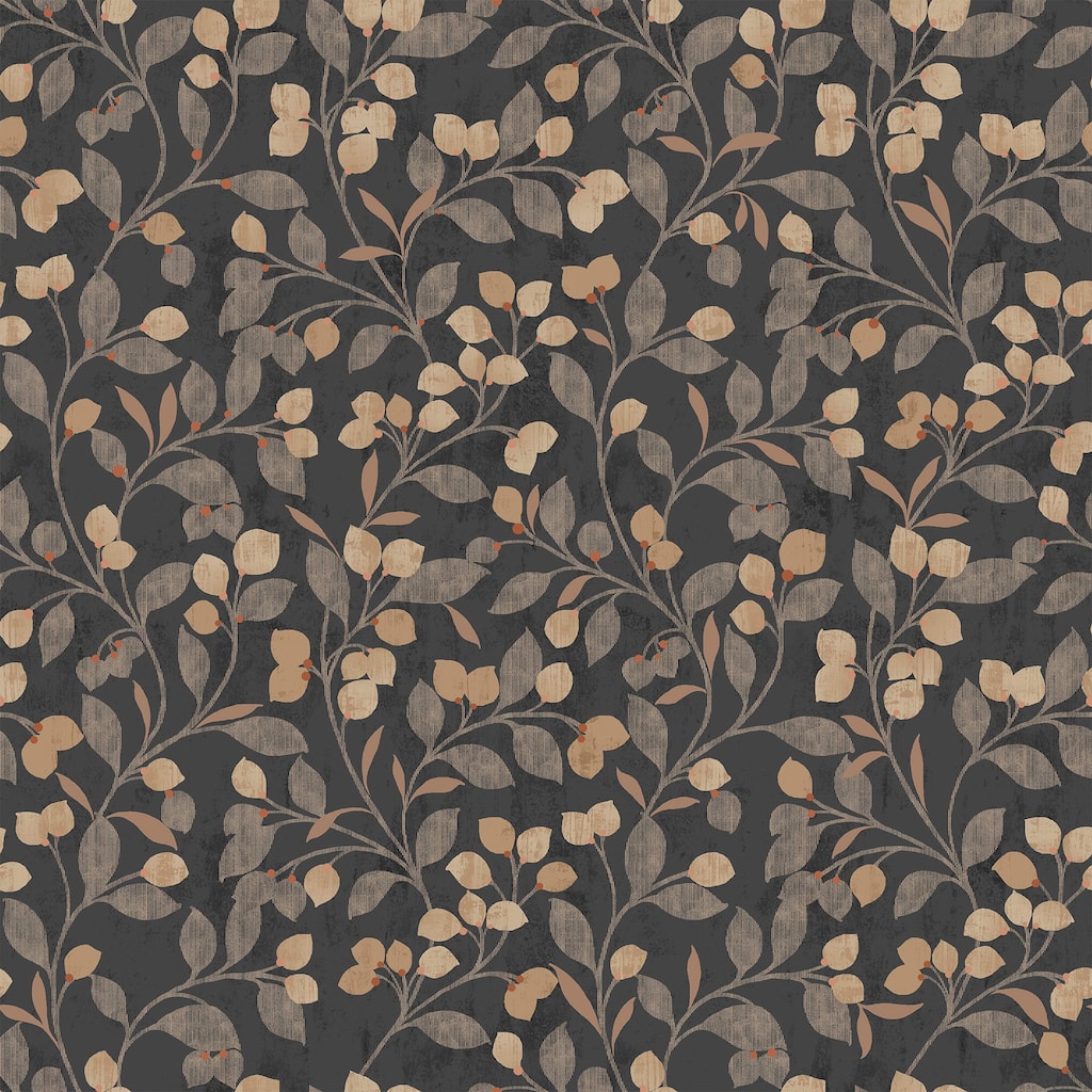 Transform Snowbelle Brown Peel & Stick Wallpaper