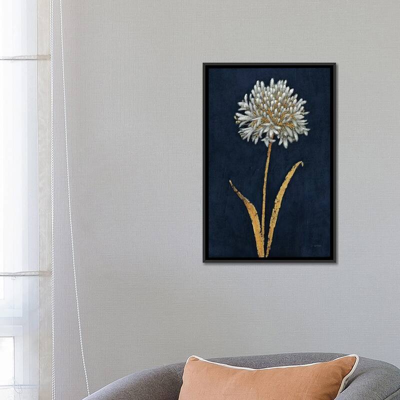 iCanvas "Shimmering Summer I Indigo Crop" by James Wiens Framed Canvas Print