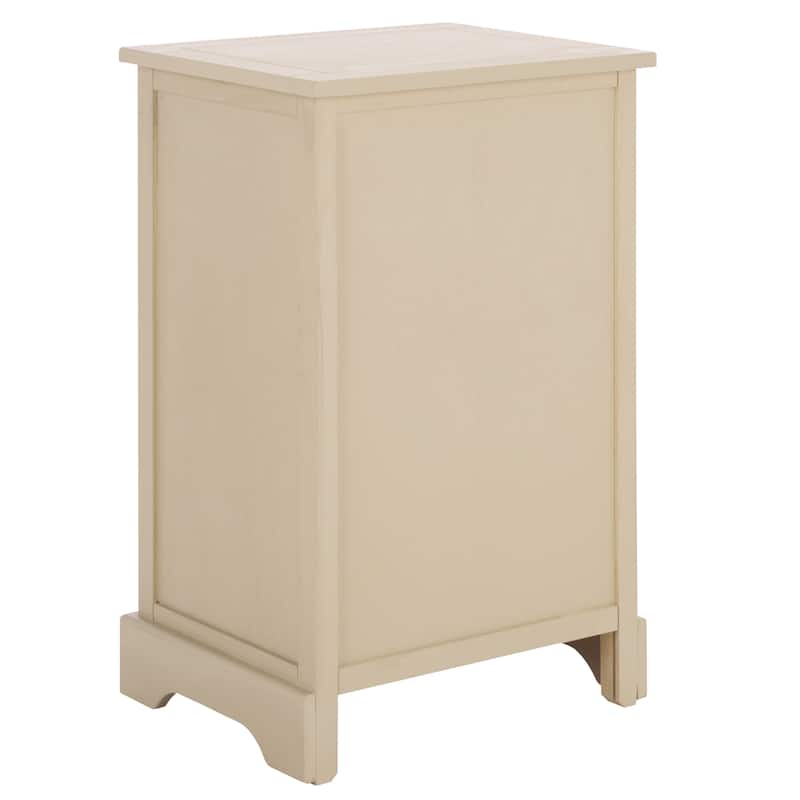 SAFAVIEH Alverta Red Storage Side Table - 15.9" x 13" x 27.6" - 16"W x 13"D x 26"H