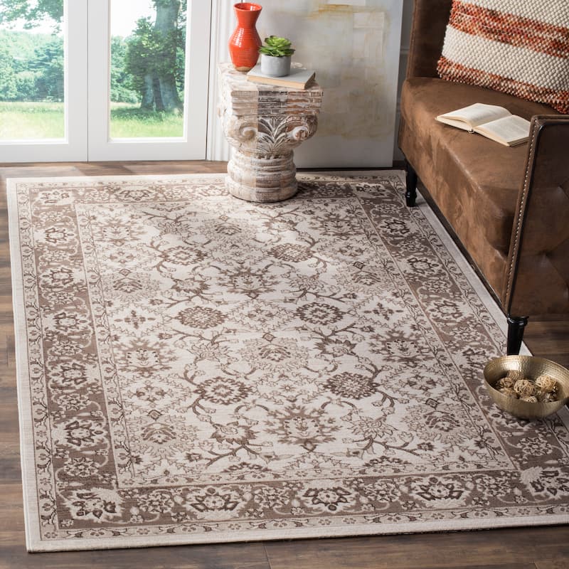 SAFAVIEH Artisan Meltem Distressed Oriental Rug - 5'1" x 7'6" - Ivory/Brown