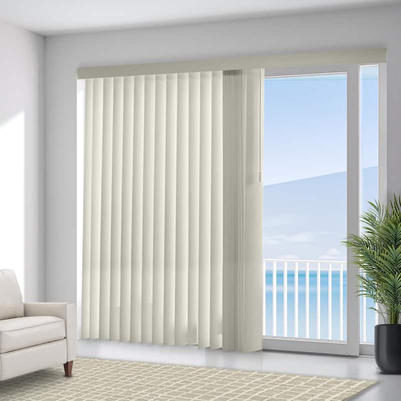 Cordless Vertical Blinds Oxford Alabaster
