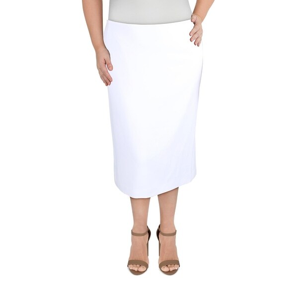 how to wear white pencil skirt