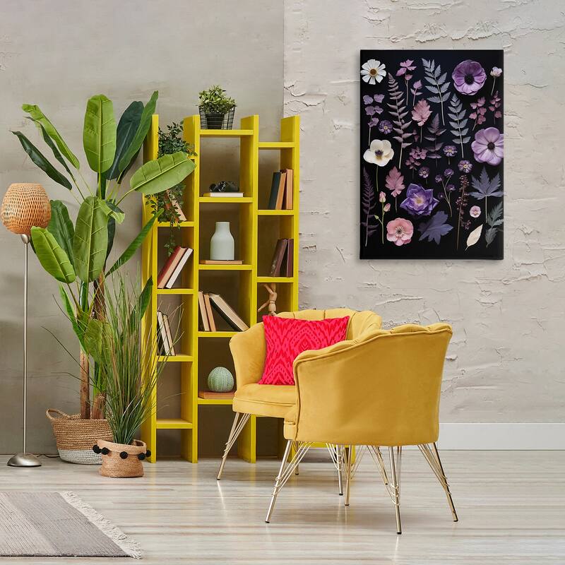 Stupell Mixed Purple Toned Flowers Canvas Wall Art Design By Heidi Kuntz