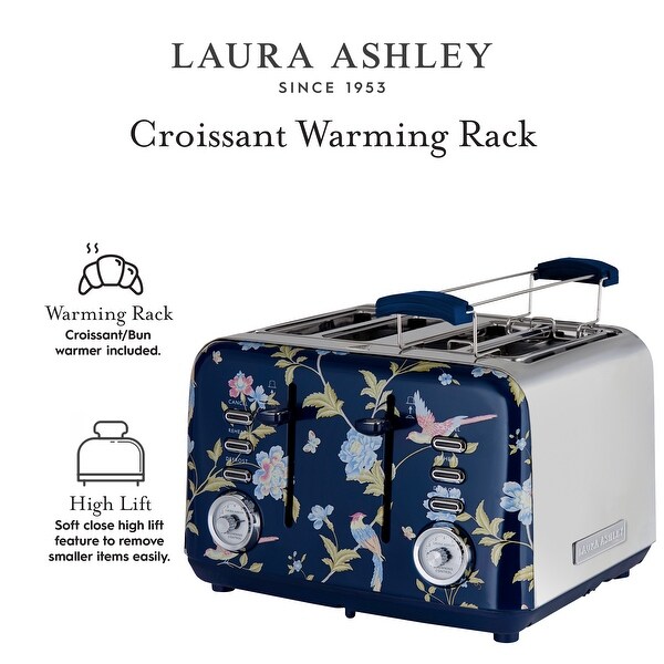 Amazon.com: VQ Laura Ashley Elveden Navy 3L Stainless Steel