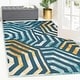 preview thumbnail 6 of 8, Coastal Geometric Indoor/ Outdoor Runner or Area Rug by Superior