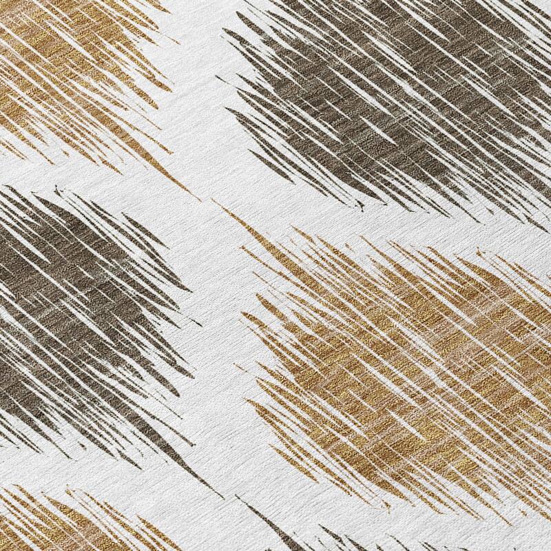Machine Washable Indoor/ Outdoor Chantille Contemporary Geo Rug