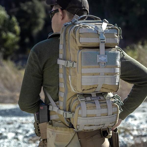 Gyrfalcon 36L Tactical Backpack, Detachable Waist, Khaki Foliage - Bed Bath  & Beyond - 42860149