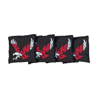 Eastern Washington EWU Eagles Black Cornhole Bags