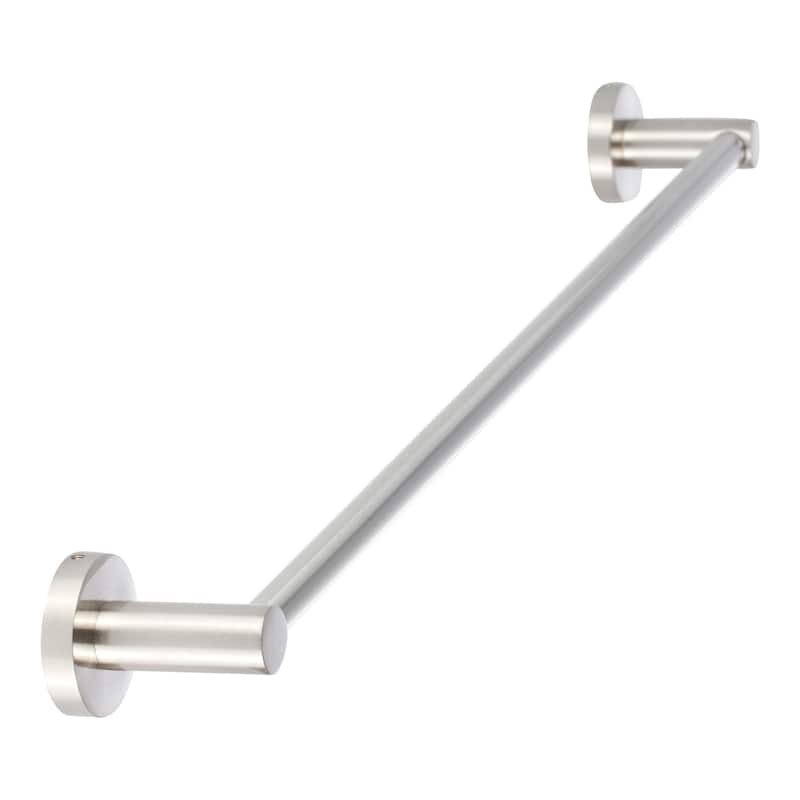 Sure-Loc Modern Satin Nickel Double Towel Bar - Silver