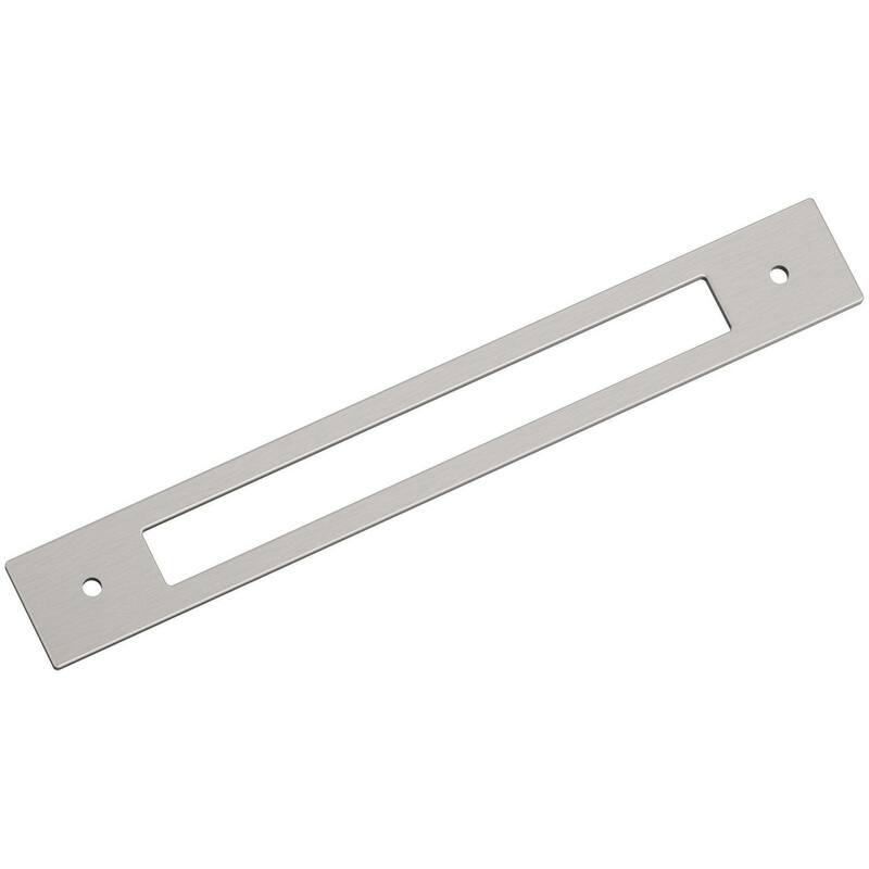 Amerock BP37785 Medora 8-7/8" Backplate for 7-9/16" Center to Center - Satin Nickel