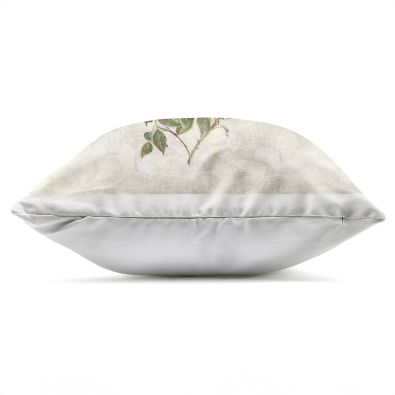 Stupell Garden Heart Wreath Printed Outdoor Throw Pillow Design by Sally Swatland
