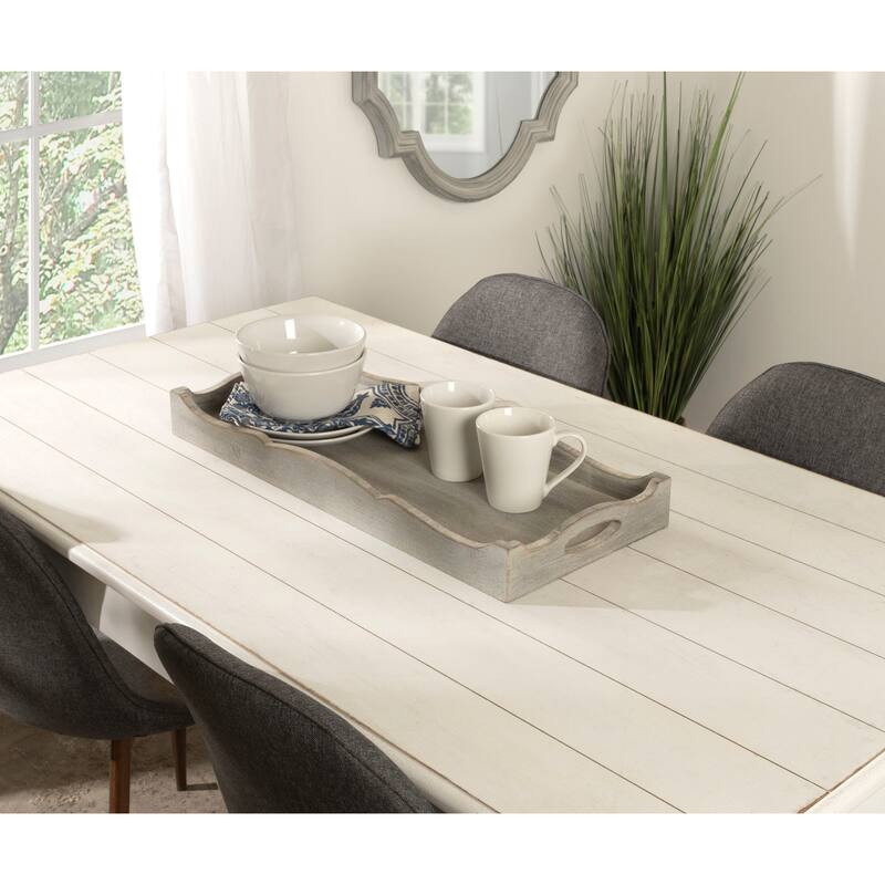 Kate and Laurel Astral Decorative Wood Tray