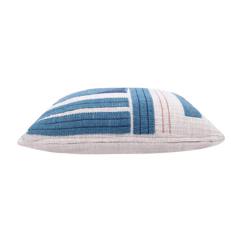 Sevita Stacy Garcia Modern Geometric Handmade Decorative Throw Pillow