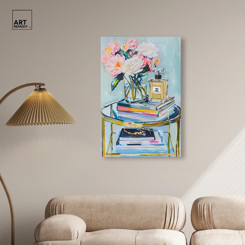 Glass Stand Glam Canvas by Art Remedy, Gallery Wrapped