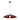 1-Light Vintage Red Copper Dome Pendant Light, Industrial Iron Kitchen Island Light - 23.6-inch