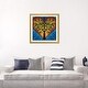 preview thumbnail 19 of 18, iCanvas "Heart With Blossoming Tree Of Life Inside On Blue Background" by Valery Rybakow