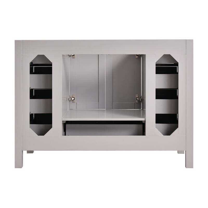 Proox 48 in Freestanding Bath Vanity Engineered Countertop and Porcelern Sink