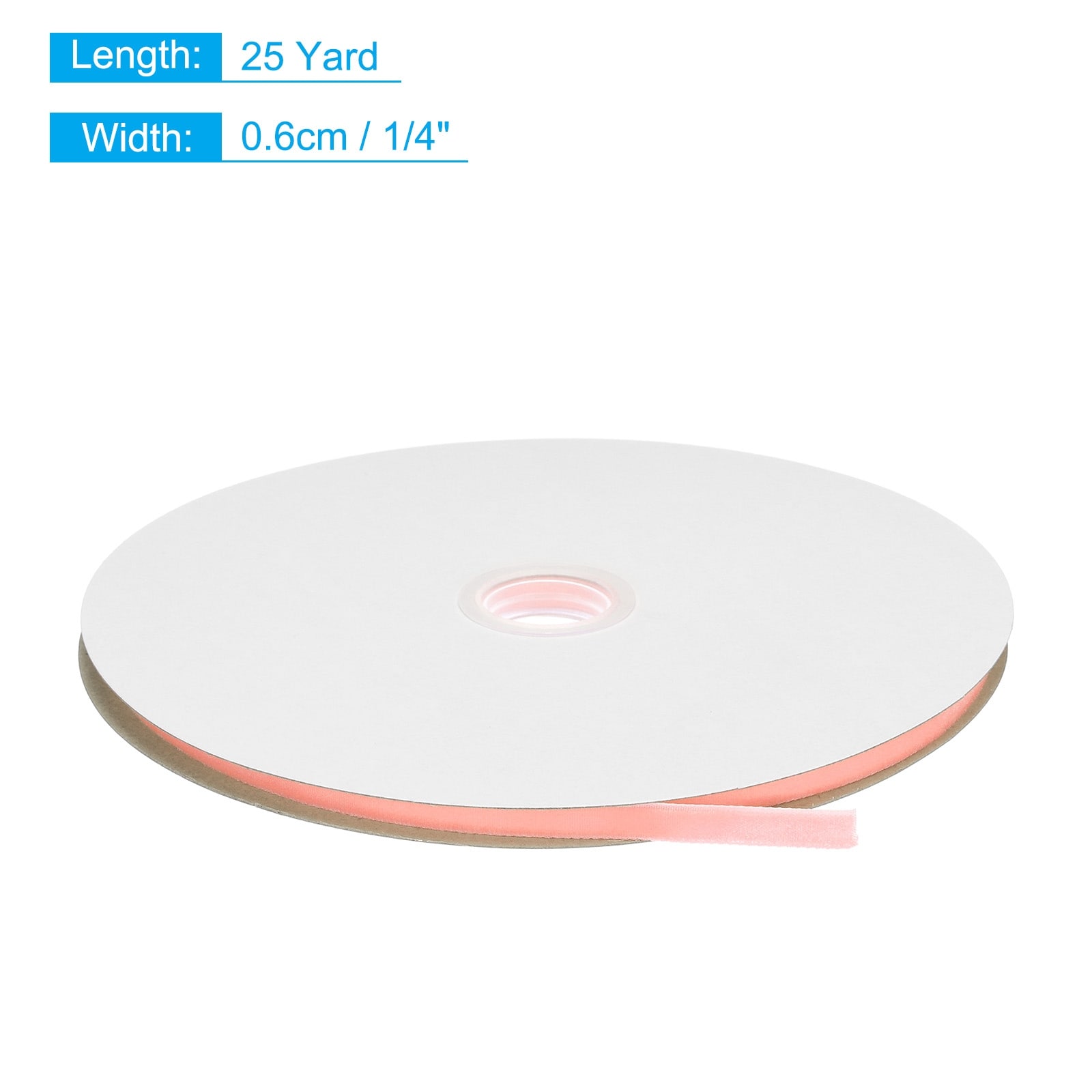 Velvet Ribbon Single Face Spool Silky Velvet Fabric for Bouquets DIY Crafts Gift Wrapping