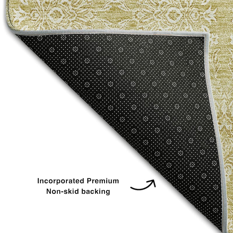 Premium Washable Super Soft Traditional Borderless Mayfield Rug
